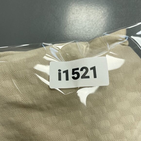 NEW Ted Baker Men's S Polo Shirt Beige Checkered Pattern Short Sleeve - Picture 9 of 9